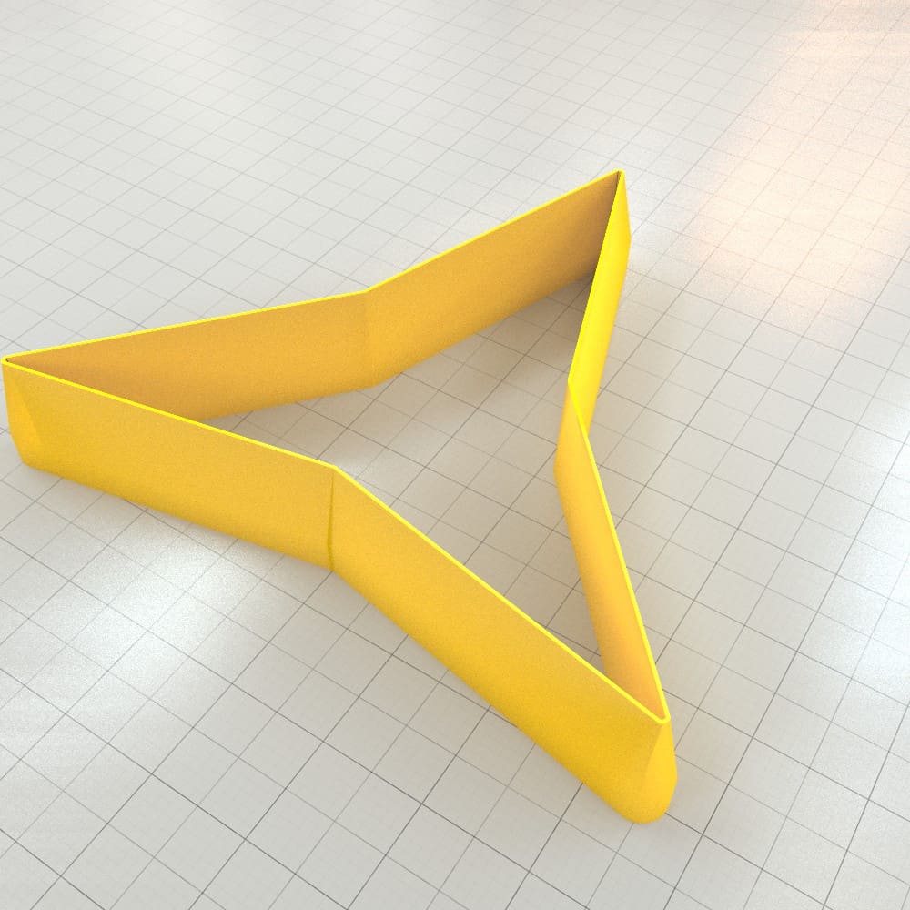 Star 3-Pointed - Set of 11 Clay Cutters Plastic Cutters SweetyBijou Tools