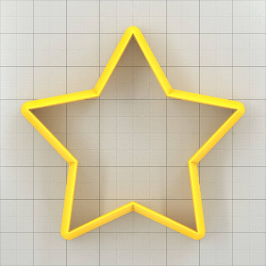 Star 5-Pointed - Set of 11 Polymer Clay Cutter Plastic Cutters SweetyBijou Tools