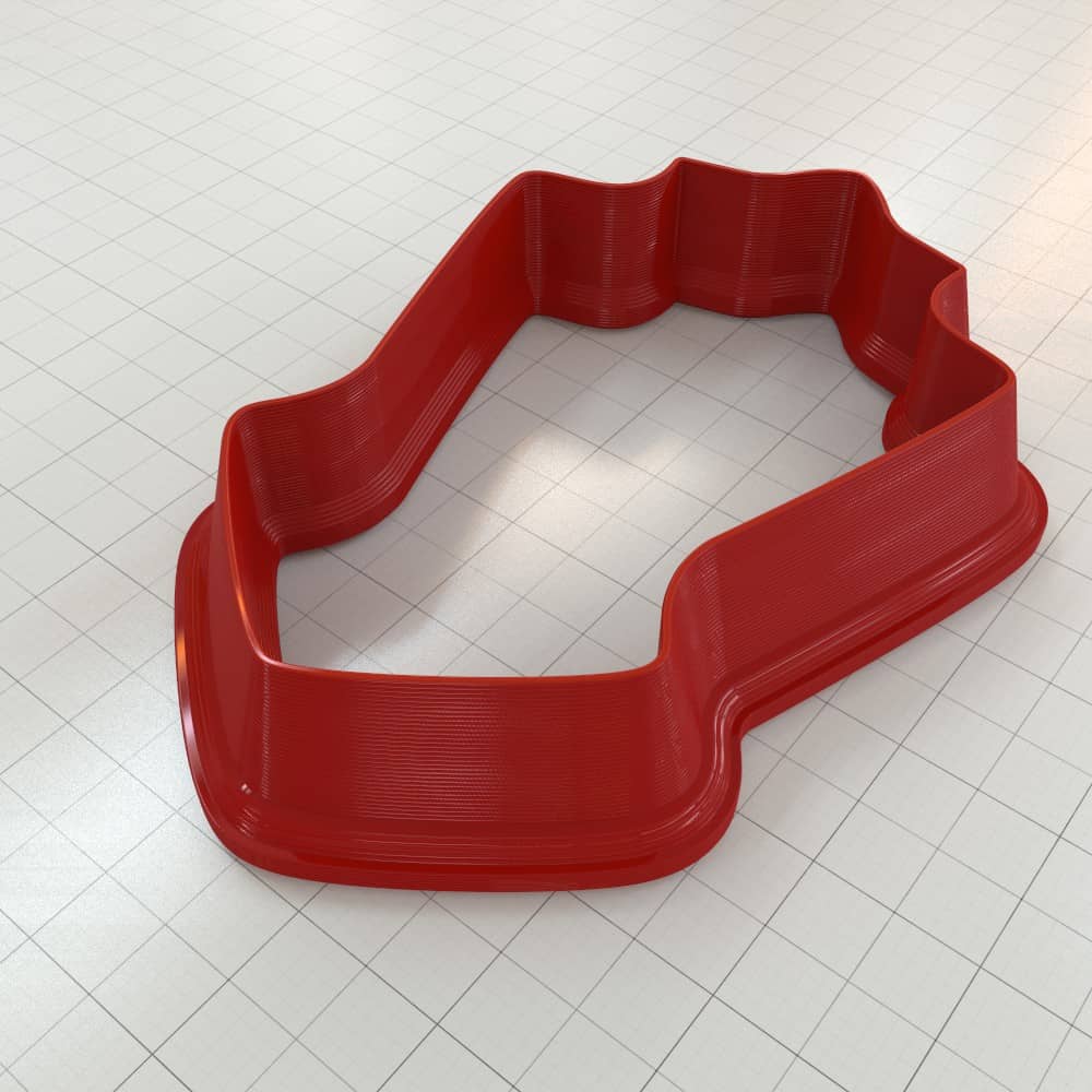 Sophisticated Shield-Shaped Clay Cutter Plastic Cutters SweetyBijou Tools