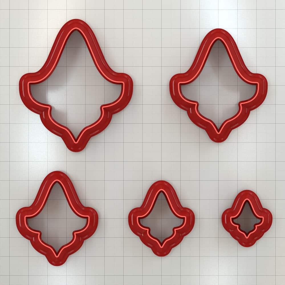 Heart Motif Clay Cutter Plastic Cutters SweetyBijou Tools