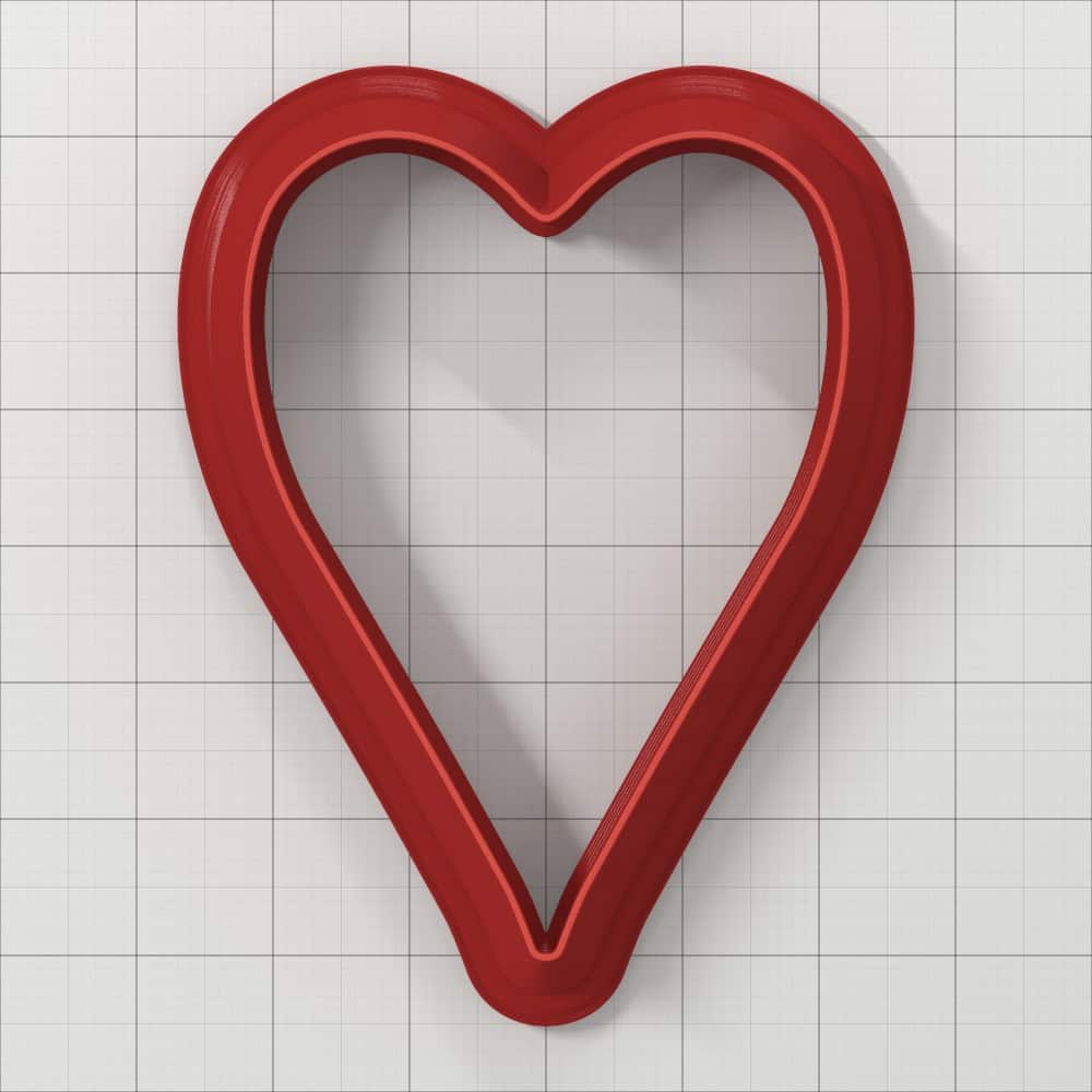 Artisan Heart-Shaped Clay Cutter Plastic Cutters SweetyBijou Tools