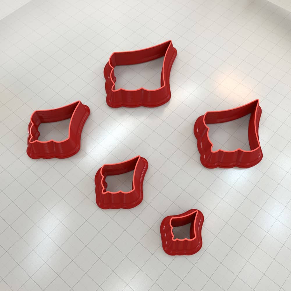 Enchanting Shape Clay Cutter Plastic Cutters SweetyBijou Tools