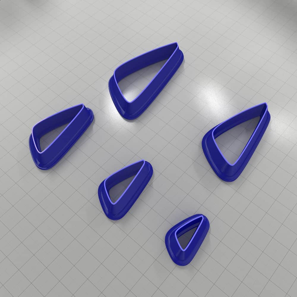 Drops Clay Cutters #4 Right Plastic Cutters SweetyBijou Tools