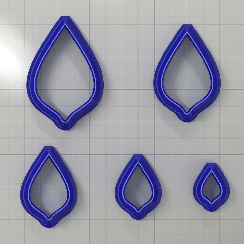 Drops Clay Cutters #18 Plastic Cutters SweetyBijou Tools
