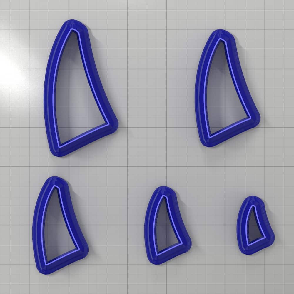 Drops Clay Cutters #23 Right Plastic Cutters SweetyBijou Tools
