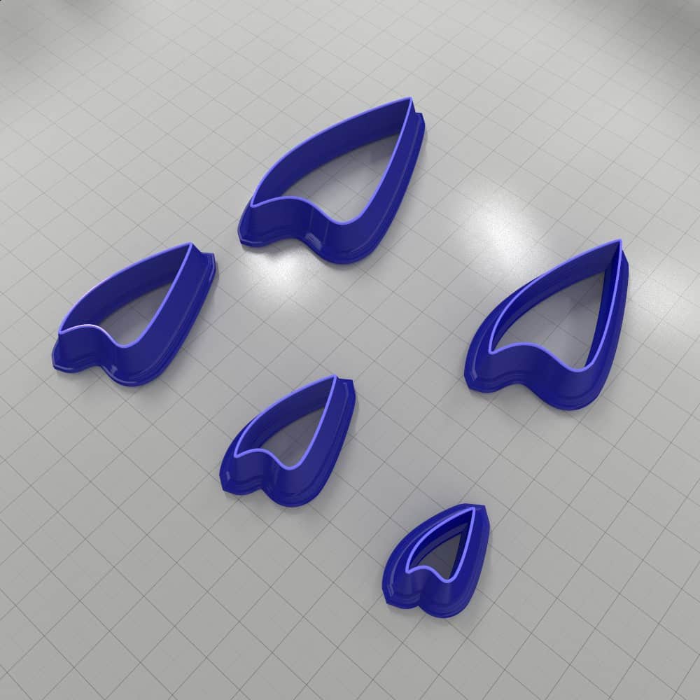 Drops Clay Cutters #25 Right Plastic Cutters SweetyBijou Tools