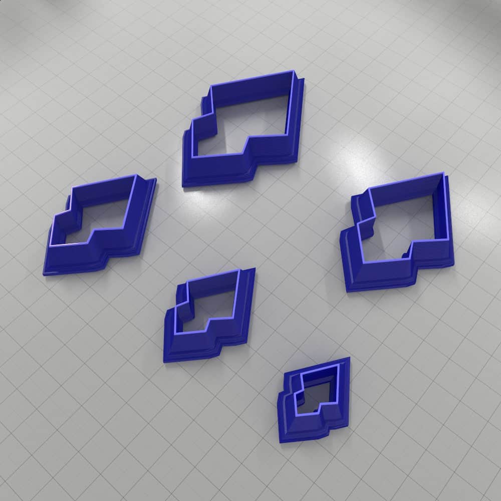 Drops Clay Cutters #32 Plastic Cutters SweetyBijou Tools