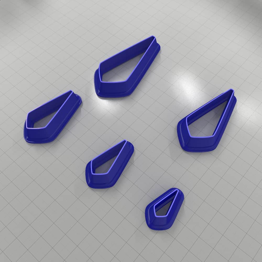 Drops Clay Cutters #34 Plastic Cutters SweetyBijou Tools