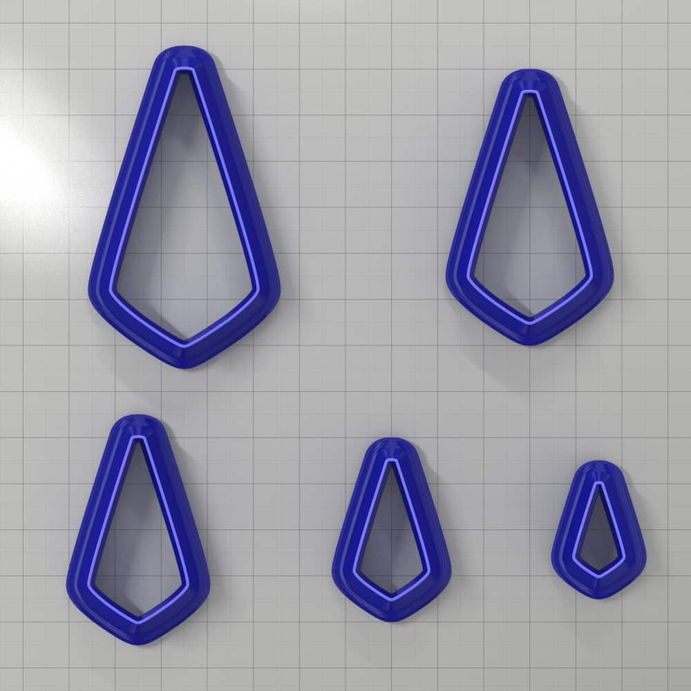 Drops Clay Cutters #35 Plastic Cutters SweetyBijou Tools