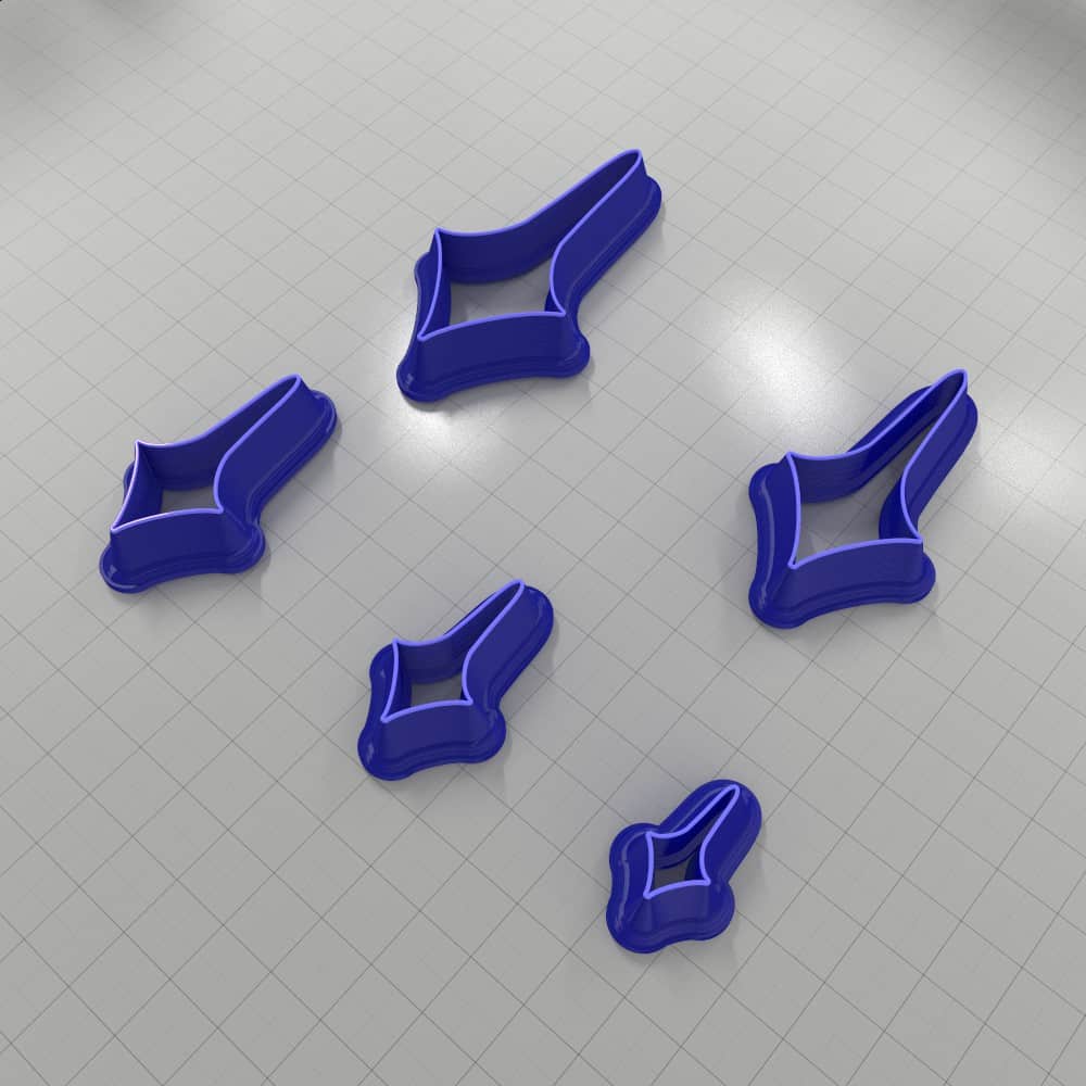 Drops Clay Cutters #46 Plastic Cutters SweetyBijou Tools