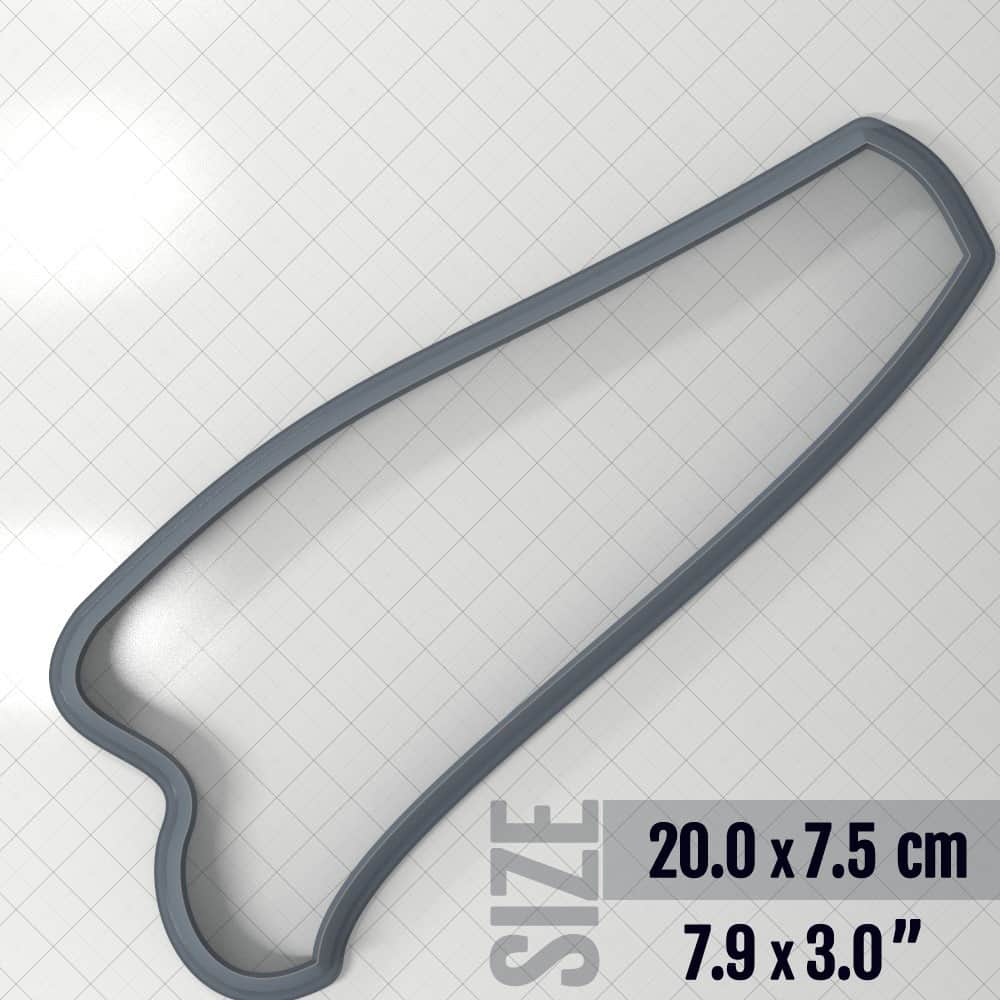 Bracelet #13 Left - Polymer Clay Cutter Plastic Cutters SweetyBijou Tools 20.0 x 7.5 cm