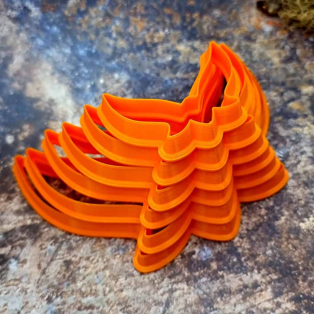 Statement necklace shape polymer clay cutter