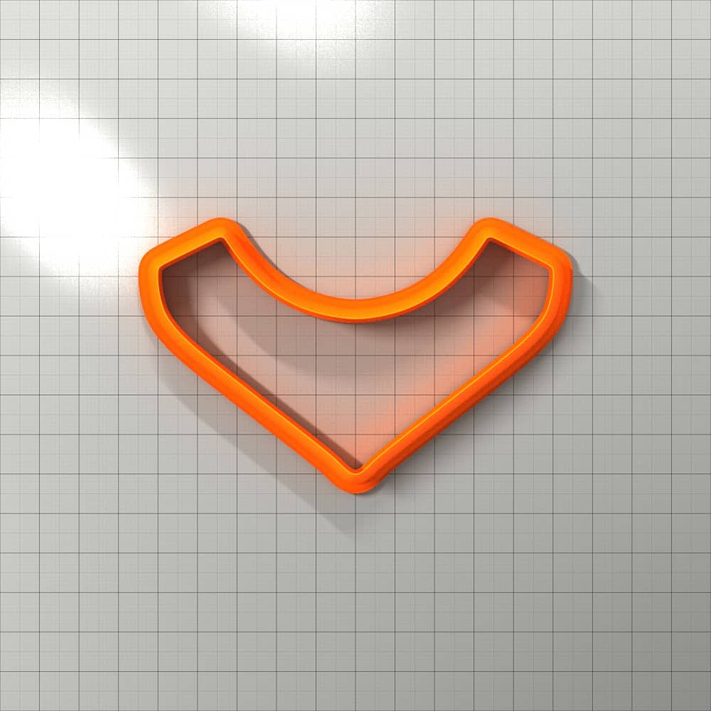 Necklace #2 - Polymer Clay Cutter Plastic Cutters SweetyBijou Tools 10 cm