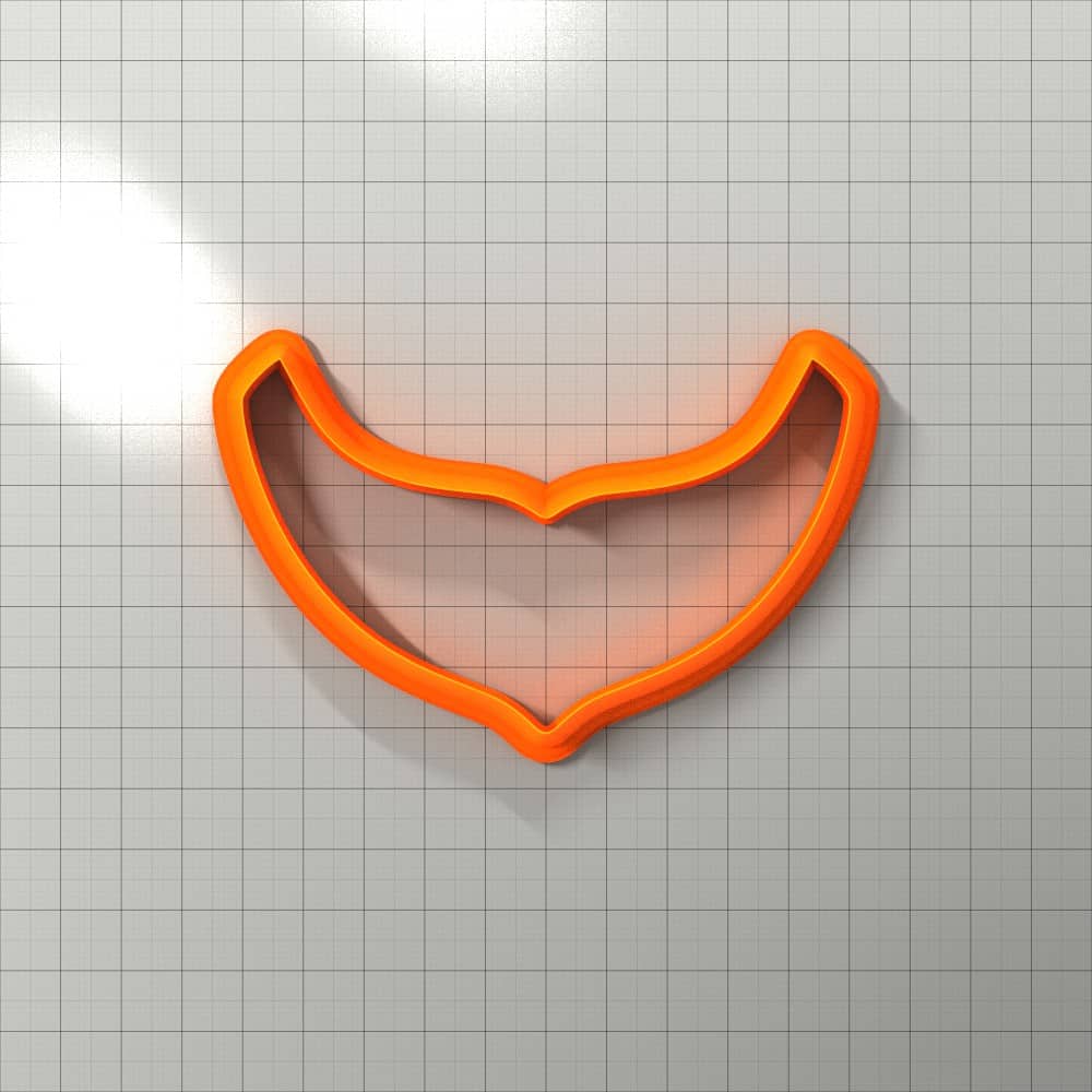 Statement necklace shape polymer clay cutter
