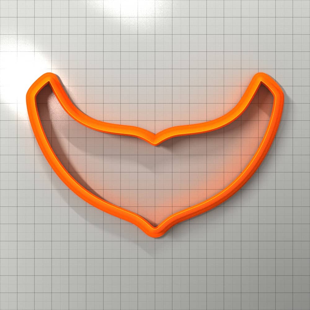 Statement necklace shape polymer clay cutter