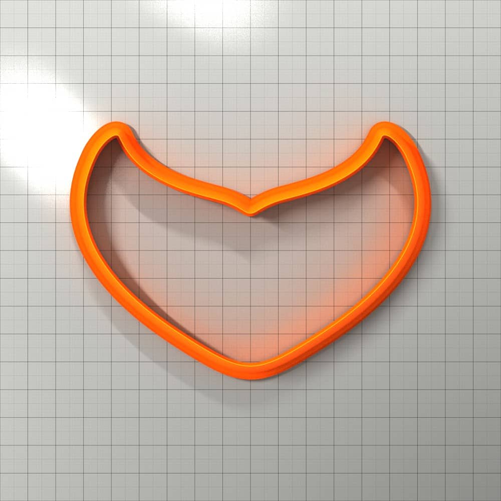 Statement necklace shape polymer clay cutter