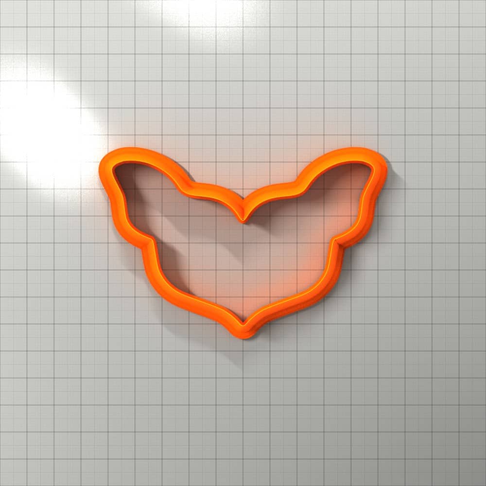 Statement necklace shape polymer clay cutter