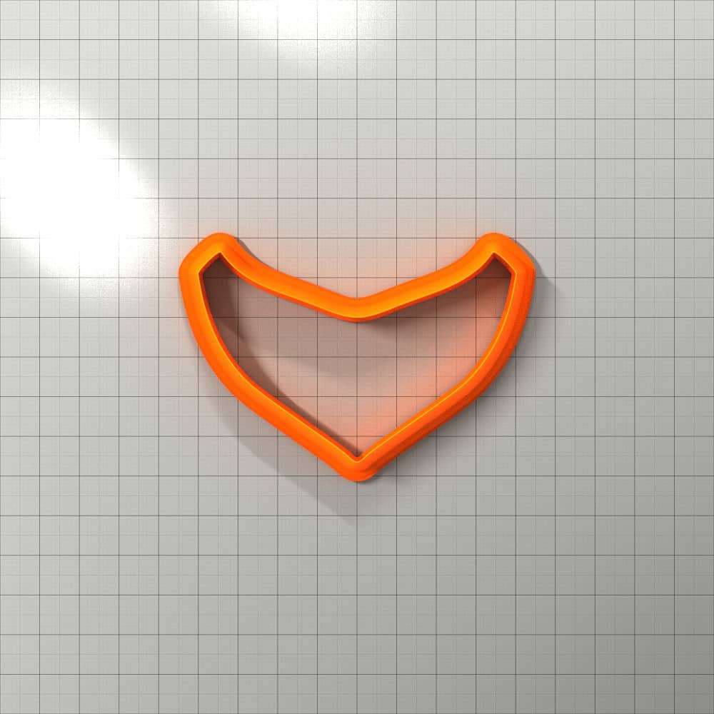 Necklace #7 - Polymer Clay Cutter Plastic Cutters SweetyBijou Tools 8 cm