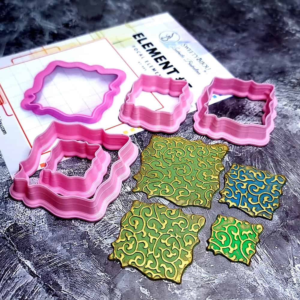 Abstract Petal Clay Cutters Plastic Cutters SweetyBijou Tools