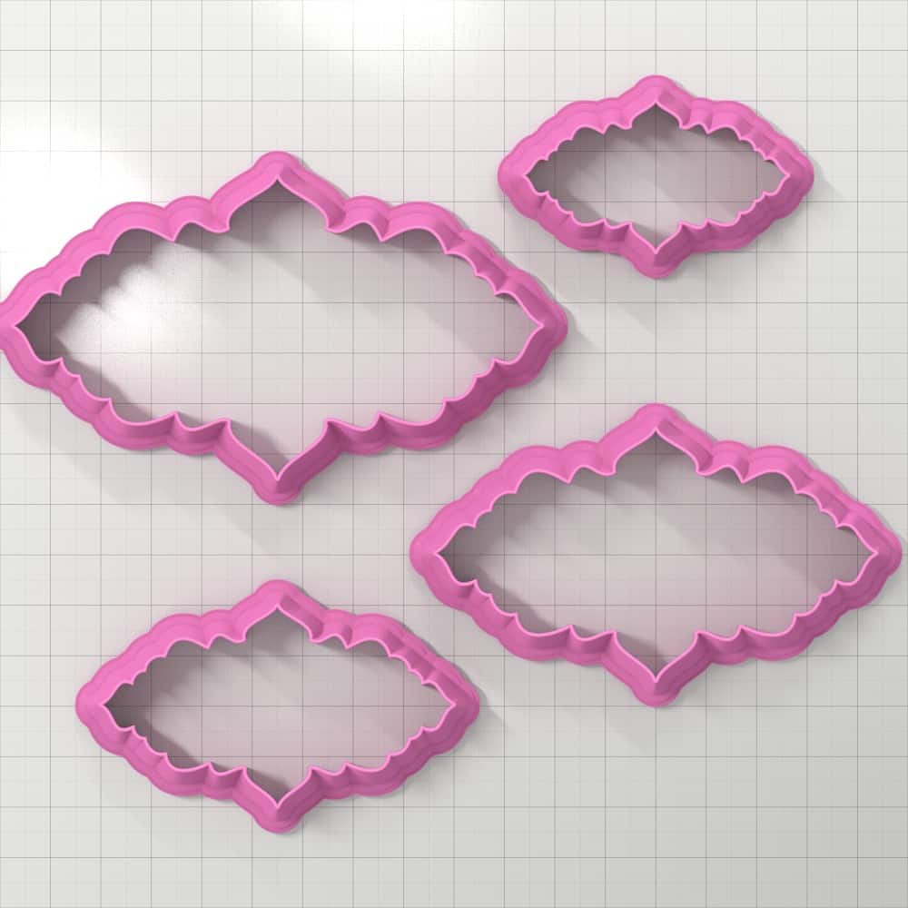 Wavy Elegance Clay Cutters Plastic Cutters SweetyBijou Tools