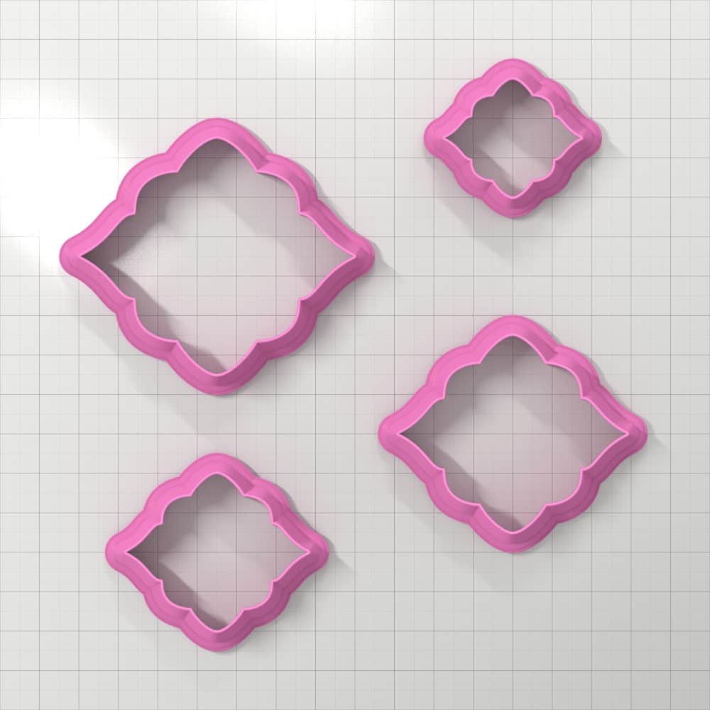 Chic Geometric Clay Cutters Plastic Cutters SweetyBijou Tools