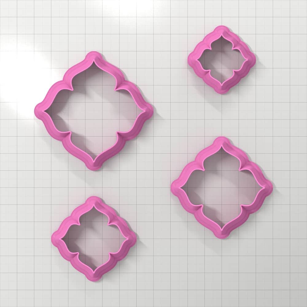 Flower Cookie Cutter, Clay Cutter Plastic Cutters SweetyBijou Tools