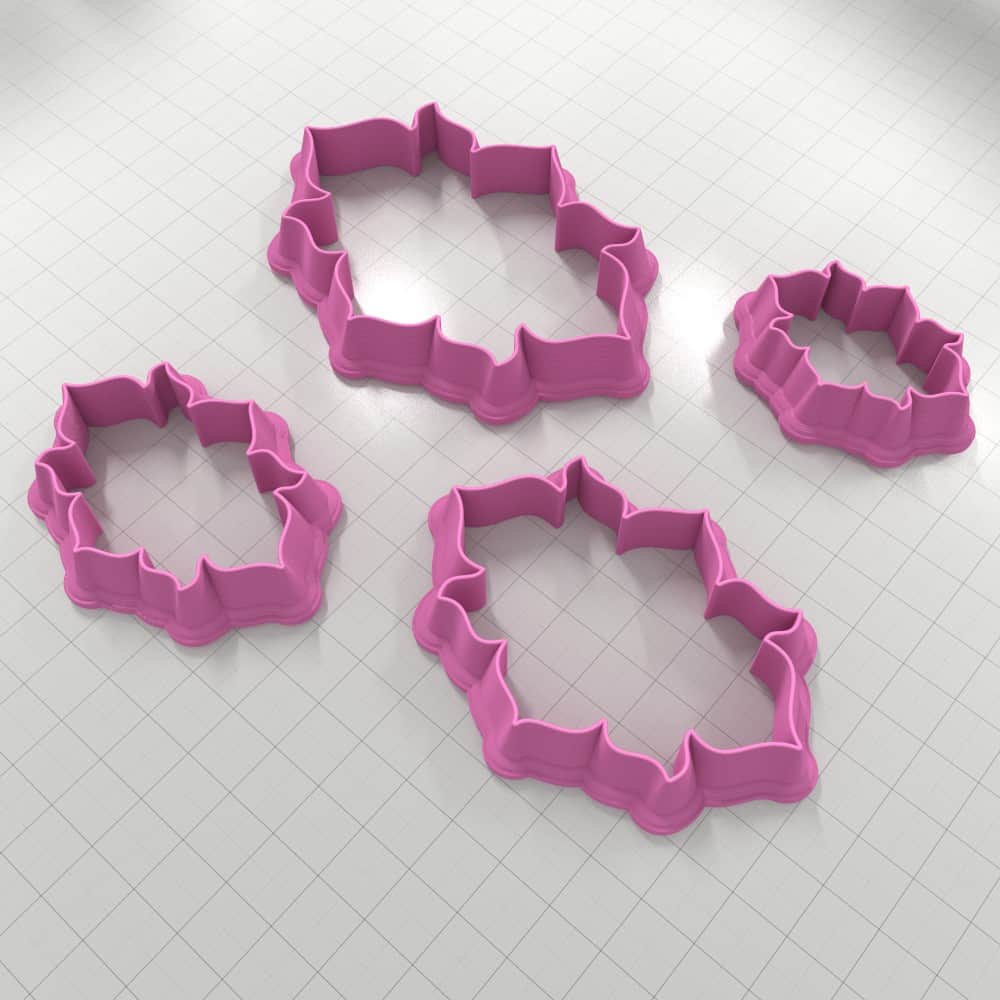 Floral Fantasy Clay Cutters Plastic Cutters SweetyBijou Tools