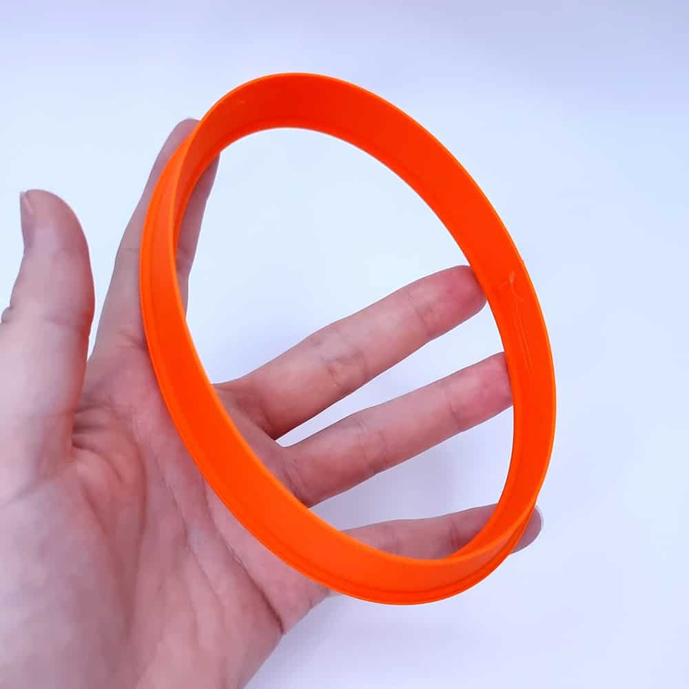 Oval extra-large polymer clay cutter