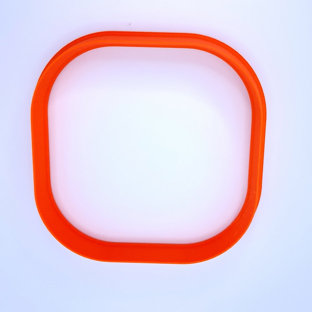 Rounded square extra-large polymer clay cutter