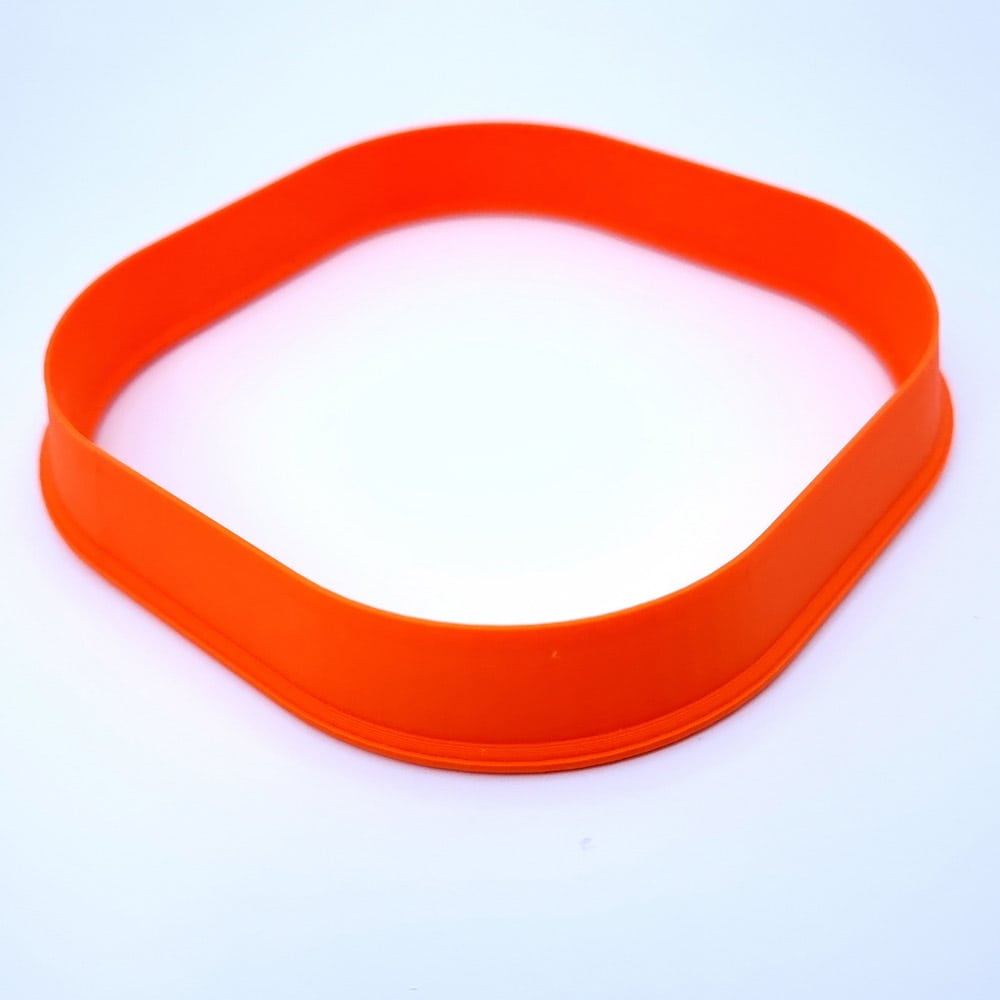 Rounded square extra-large polymer clay cutter