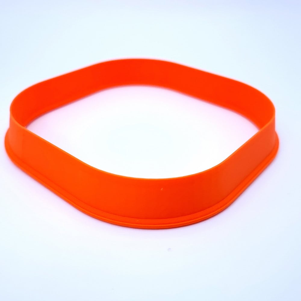 Rounded square extra-large polymer clay cutter