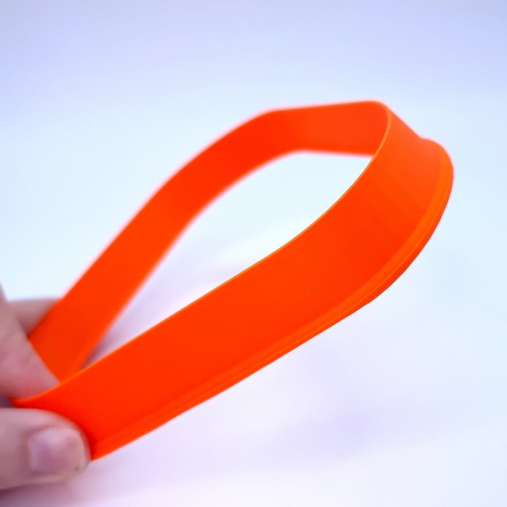 Rounded triangle extra-large polymer clay cutter