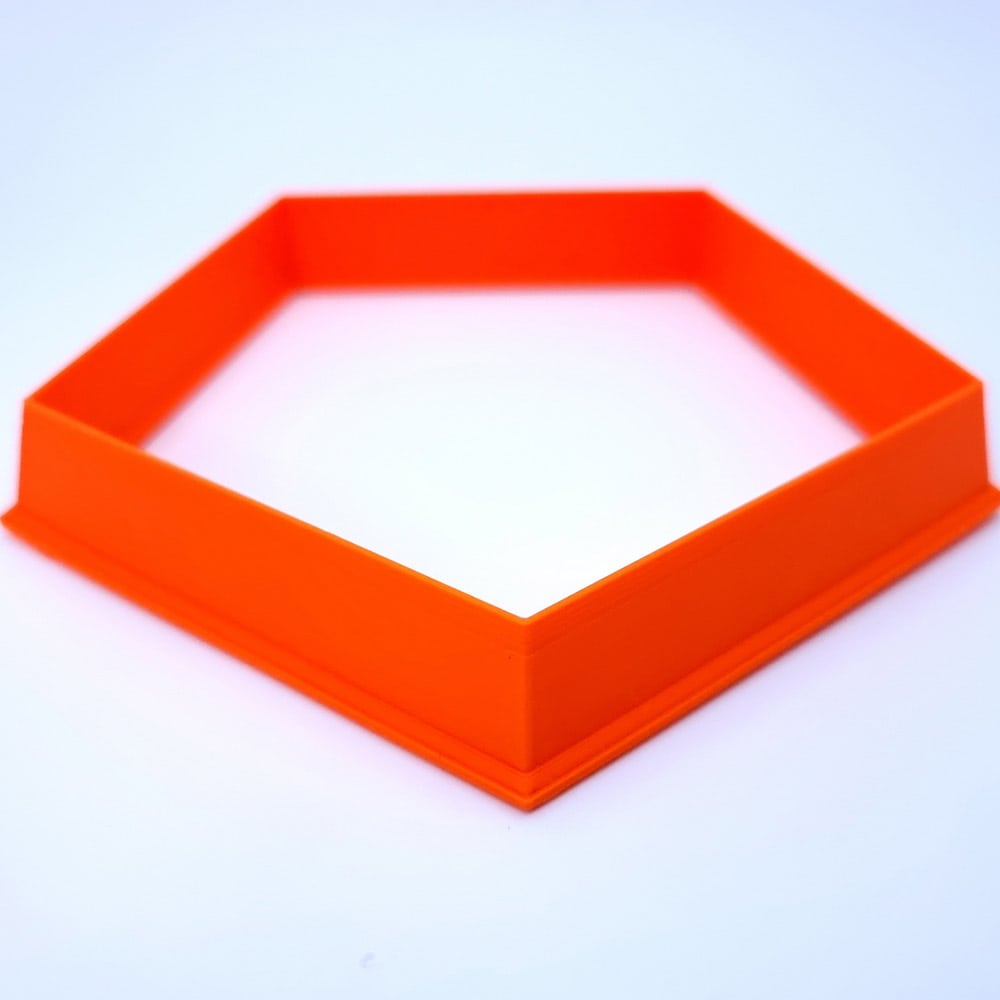 Pentagon extra-large polymer clay cutter