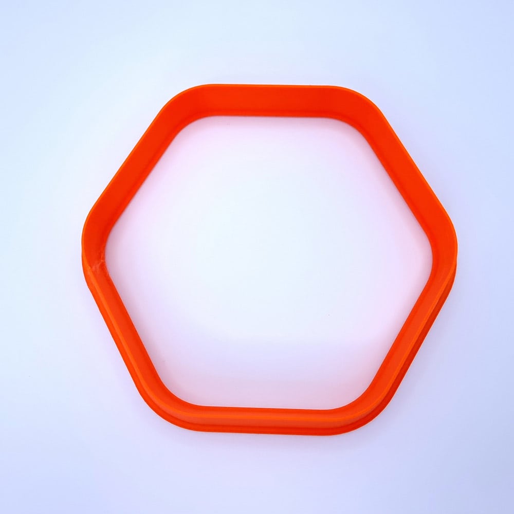Huge Hexagon Rounded Cutter Plastic Cutters SweetyBijou Tools