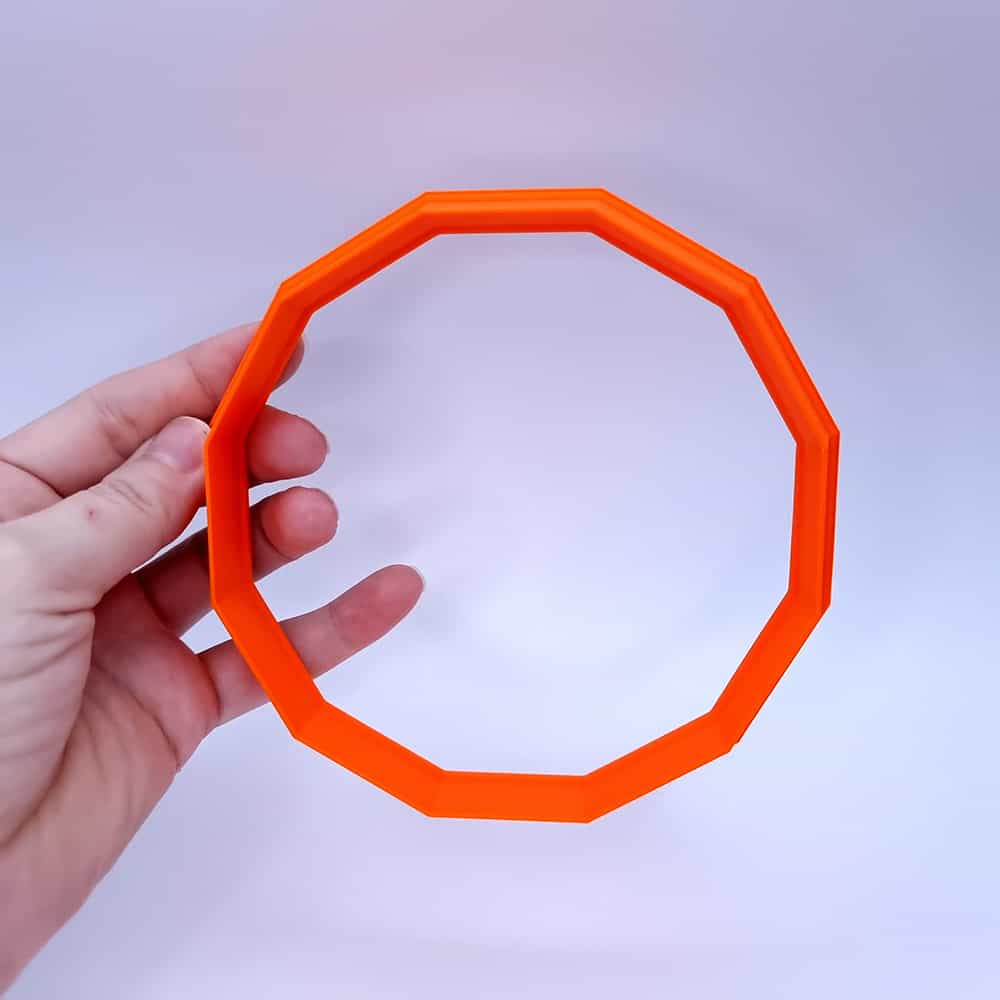 Huge 12-Sided Shape Cutter Plastic Cutters SweetyBijou Tools 8cm