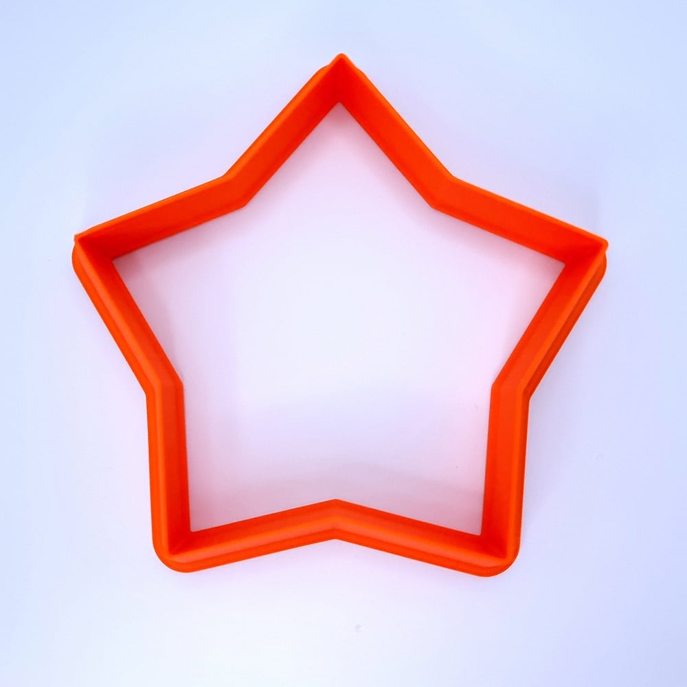 5-pointed star extra-large polymer clay cutter