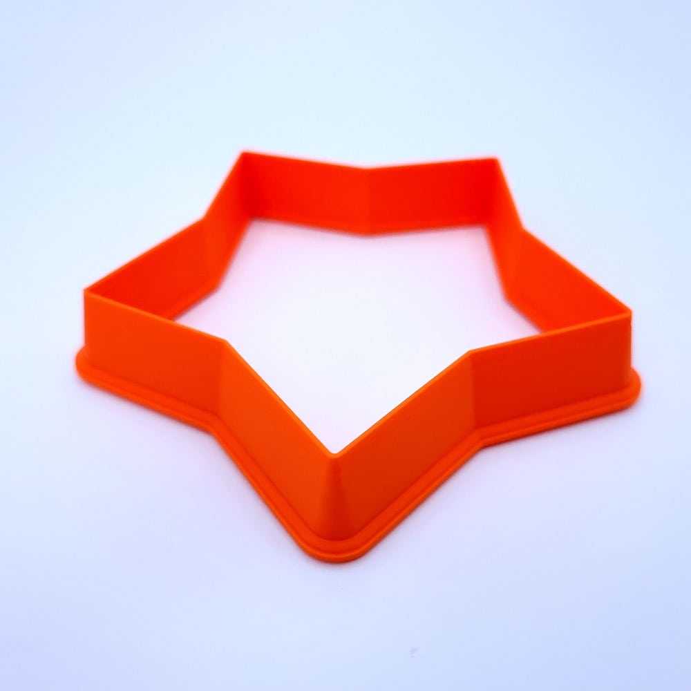 5-pointed star extra-large polymer clay cutter