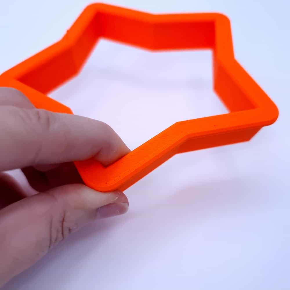 5-pointed star extra-large polymer clay cutter