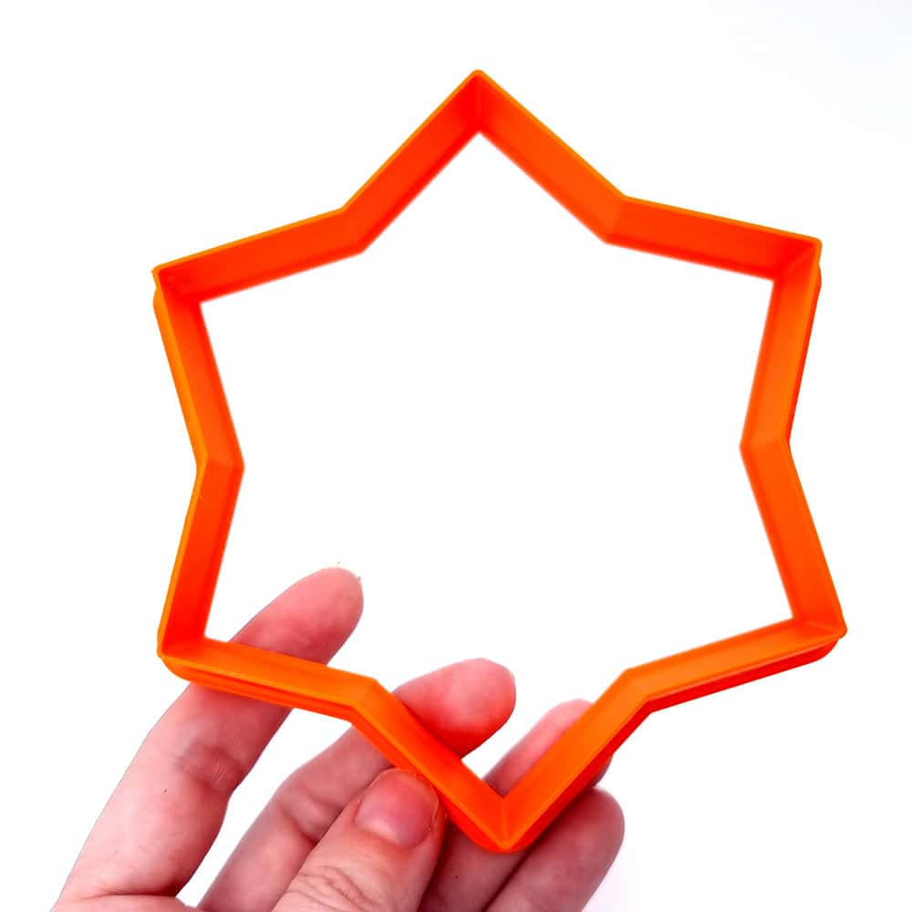 Huge Star 6-Pointed Cutter Plastic Cutters SweetyBijou Tools 8cm