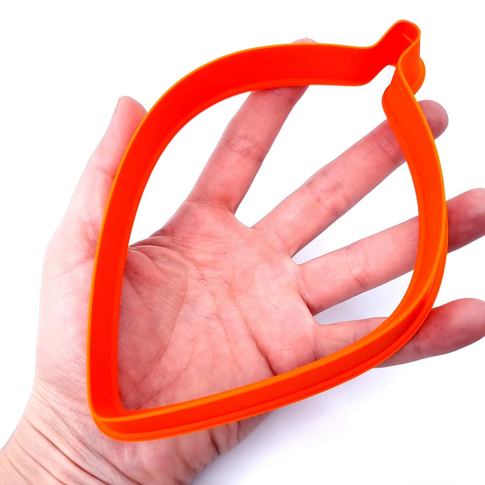 Huge Wide Leaf Cutter Plastic Cutters SweetyBijou Tools 8cm