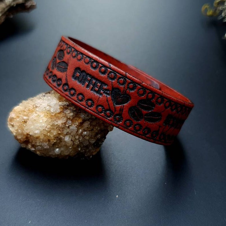 Faux Leather Bracelet #2 Bracelet SweetyBijou Jewelry Default Title