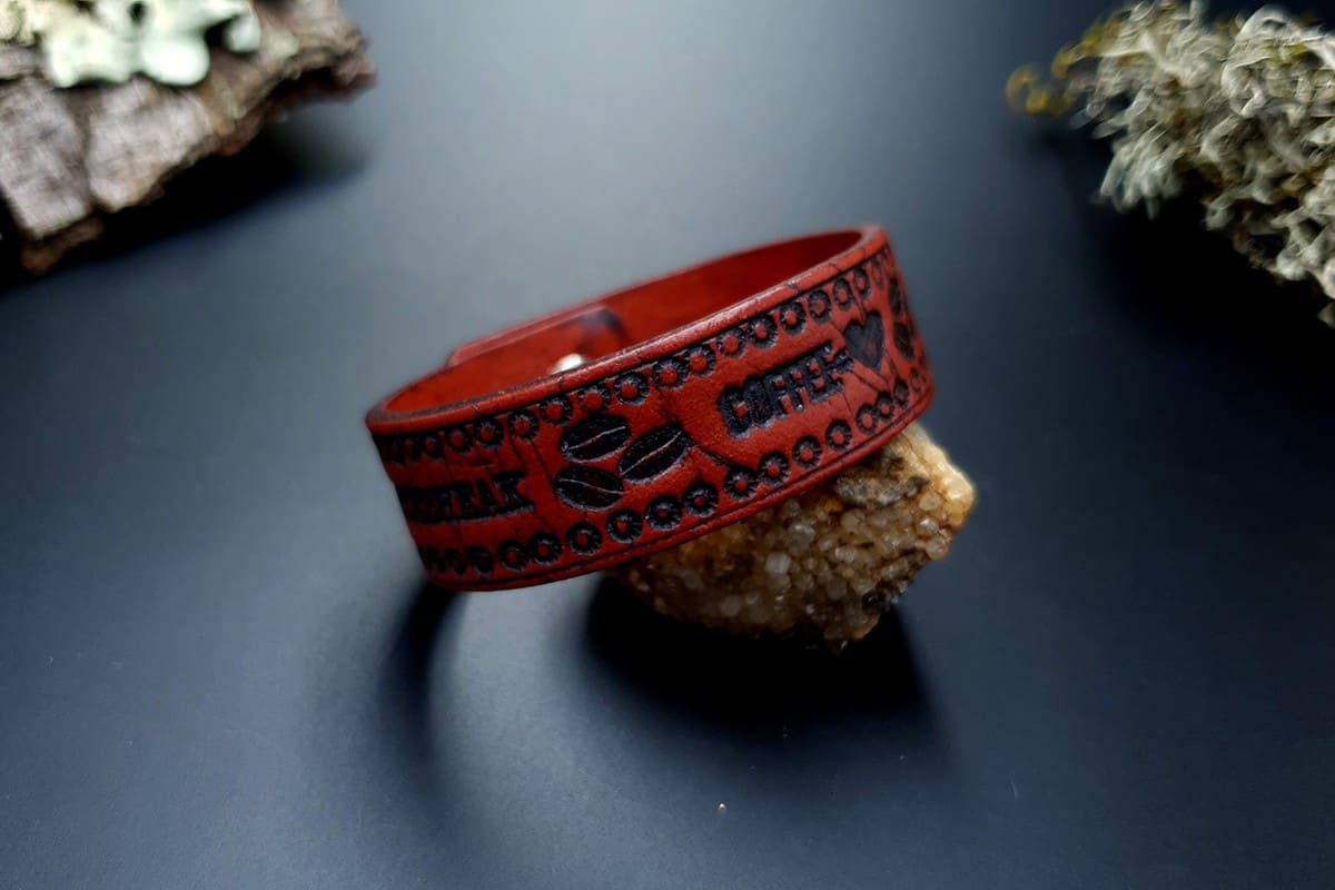 Faux Leather Bracelet #2 Bracelet SweetyBijou Jewelry