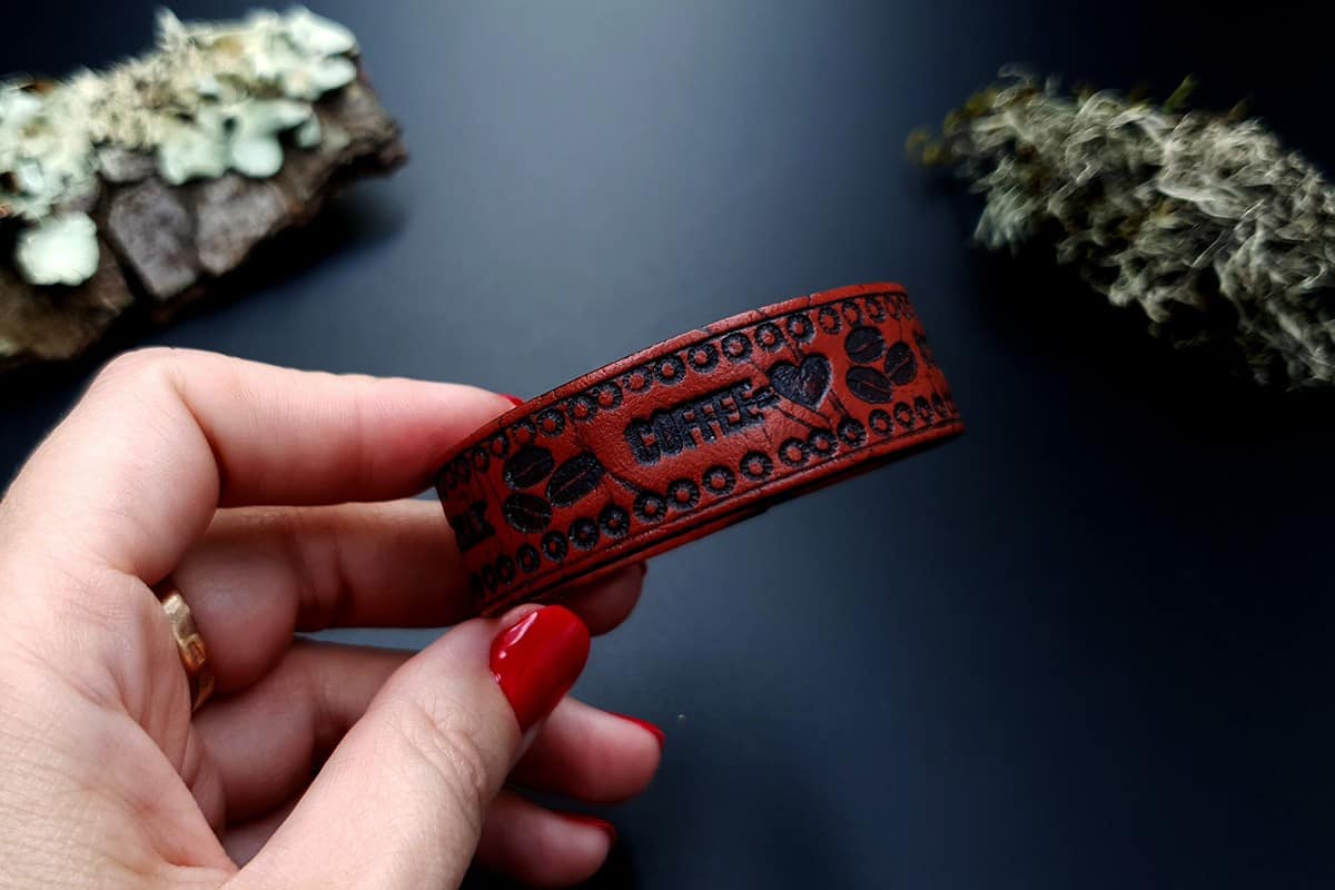 Faux Leather Bracelet #2 Bracelet SweetyBijou Jewelry