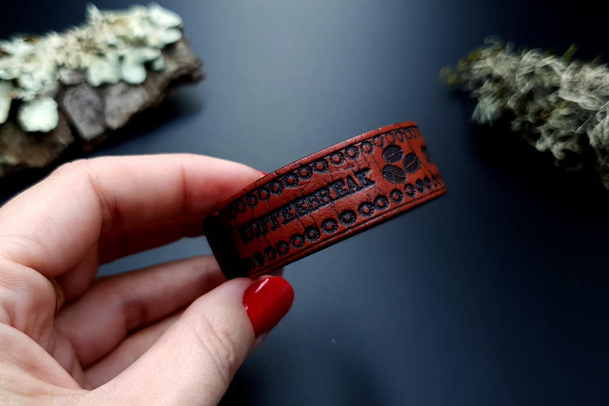 Faux Leather Bracelet #2 Bracelet SweetyBijou Jewelry