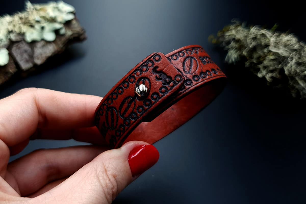 Faux Leather Bracelet #2 Bracelet SweetyBijou Jewelry