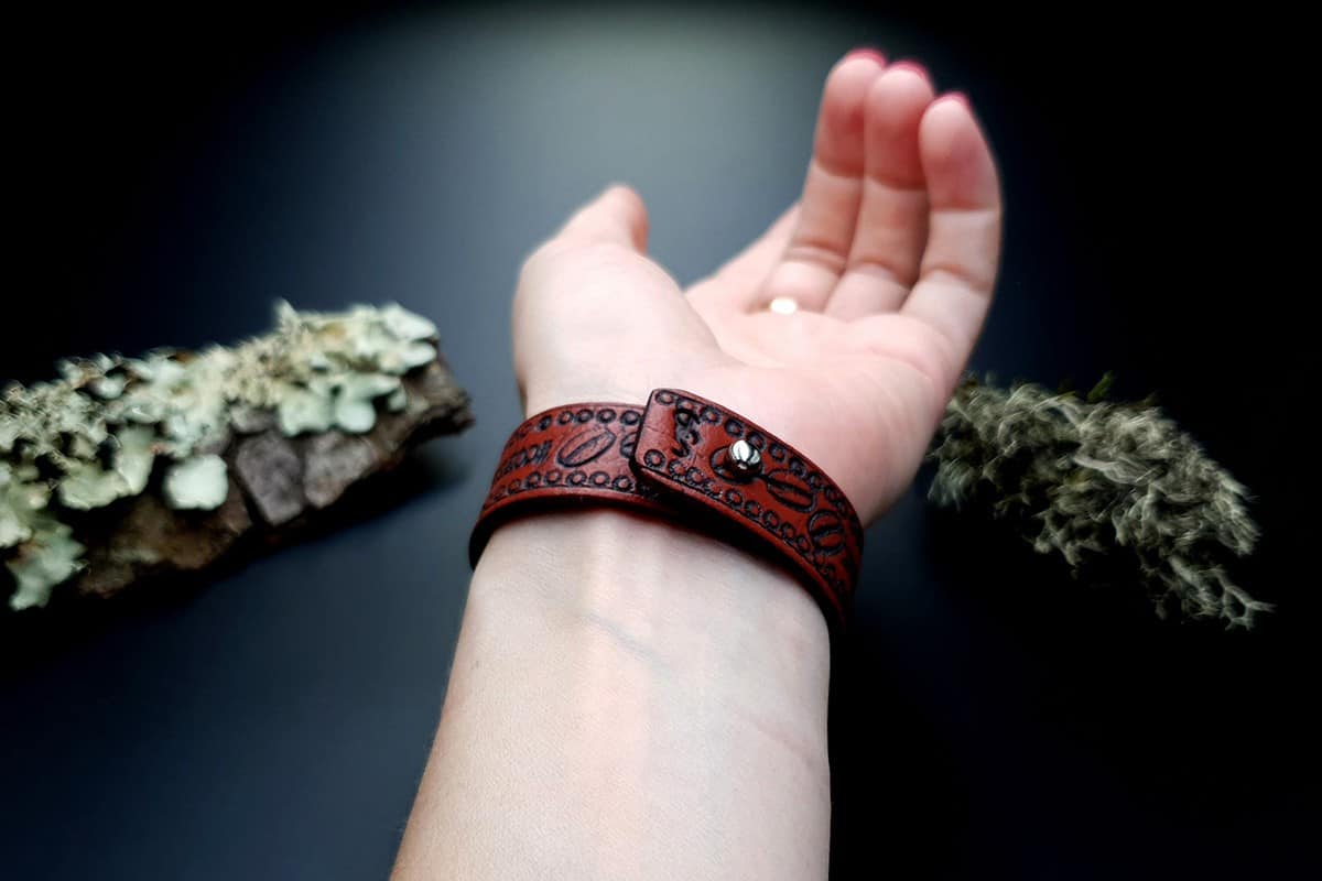 Faux Leather Bracelet #2 Bracelet SweetyBijou Jewelry
