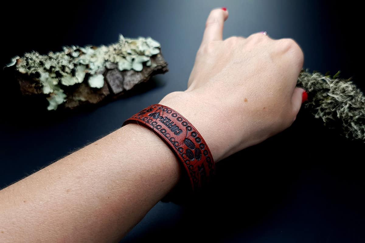 Faux Leather Bracelet #2 Bracelet SweetyBijou Jewelry