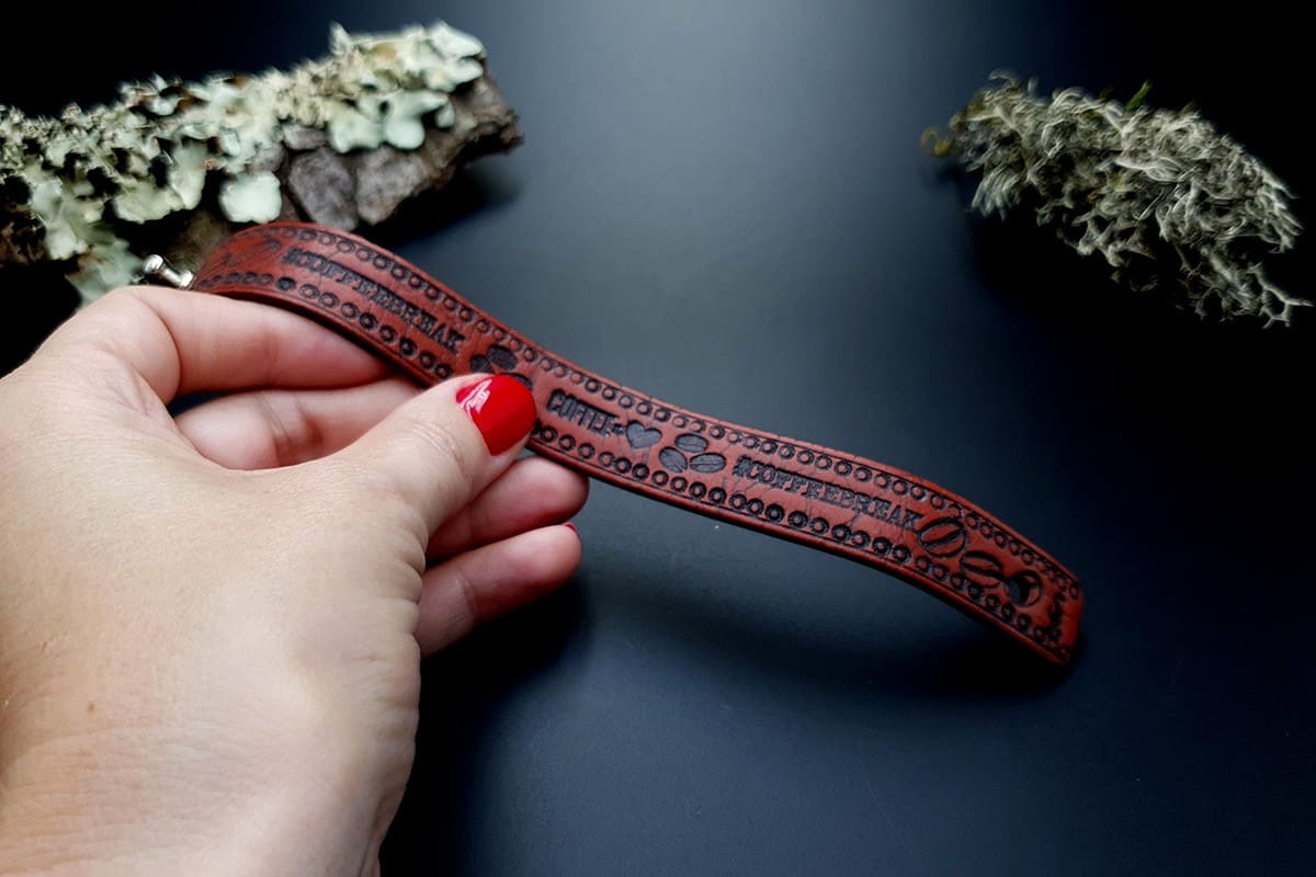 Faux Leather Bracelet #2 Bracelet SweetyBijou Jewelry