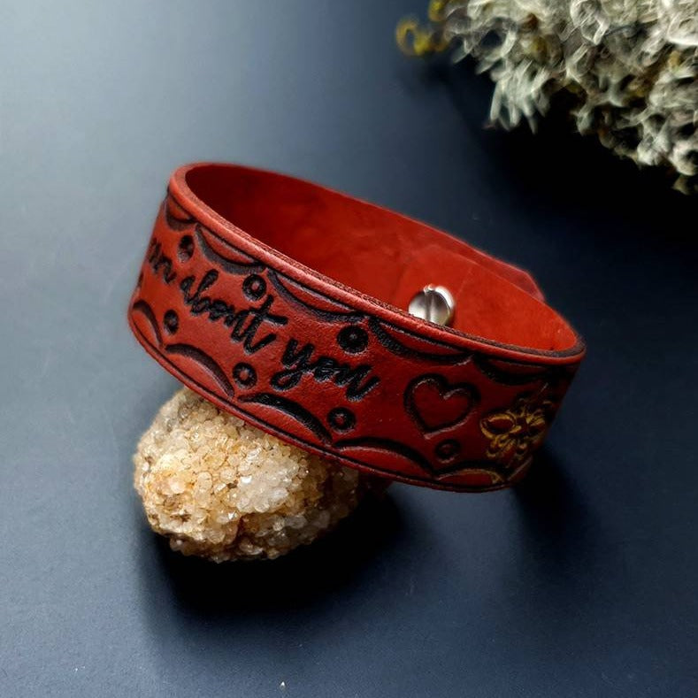 Faux Leather Bracelet #3 Bracelet SweetyBijou Jewelry Default Title
