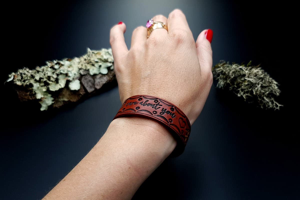 Faux Leather Bracelet #3 Bracelet SweetyBijou Jewelry